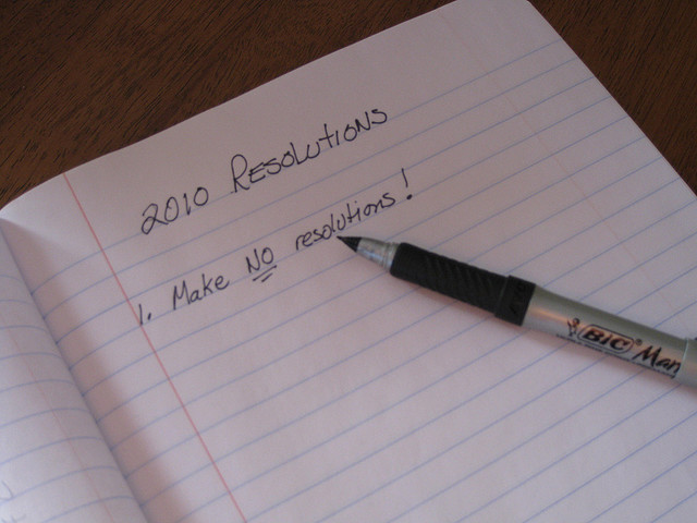 non-resolutions non-resolutions