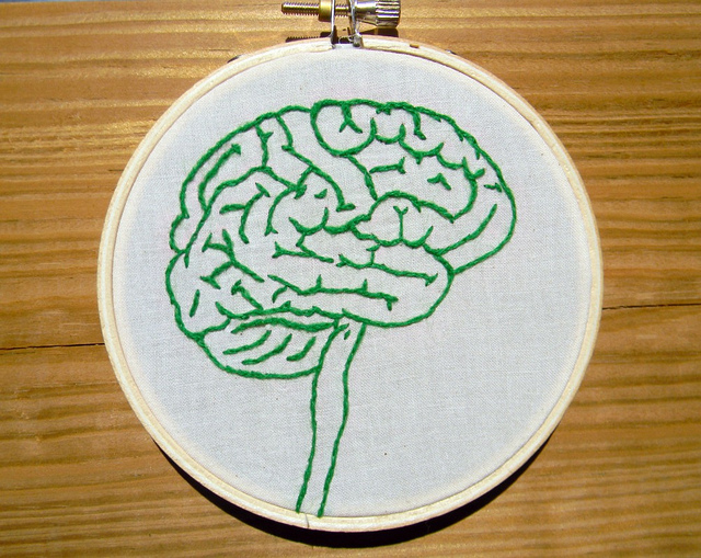 brain embroidery