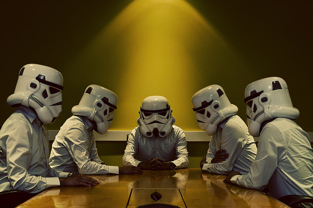 stormtroopers having a meeting