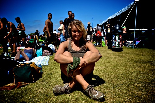 Diana Weishar after the Camp Pendleton Mud Run Diana Weishar after the Camp Pendleton Mud Run