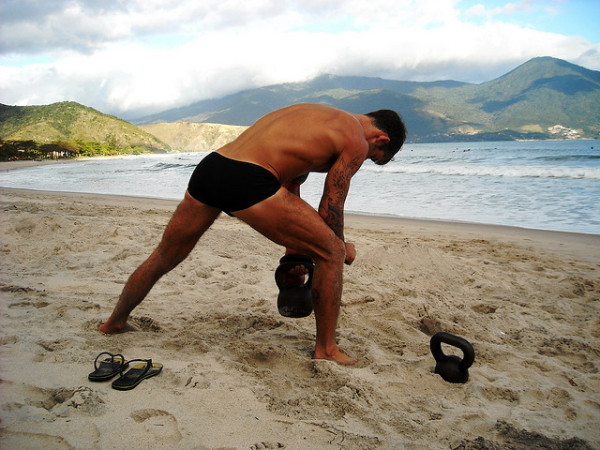 beach workout
