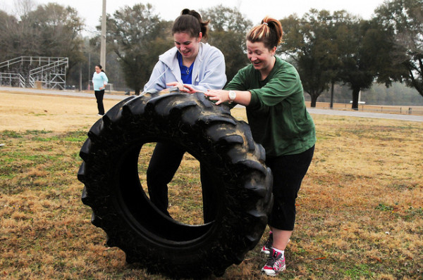 tire flip