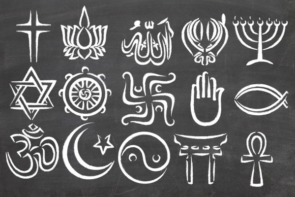 World Relgions Icons, symbols