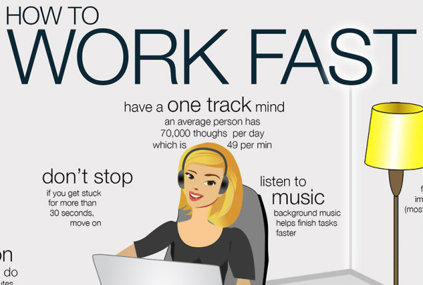 work fast infographic