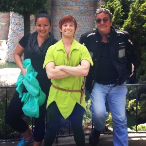 Marissa and her dad at Disneyland in May 2014.