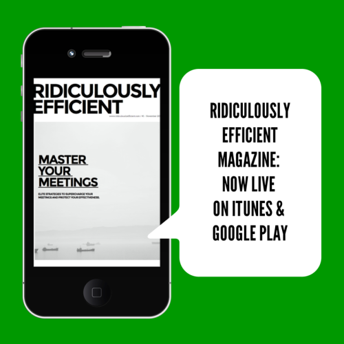 ridiculously efficient magazine