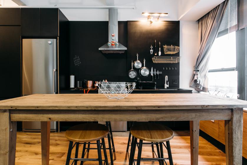 An apartment at WeLive's space in New York City. 