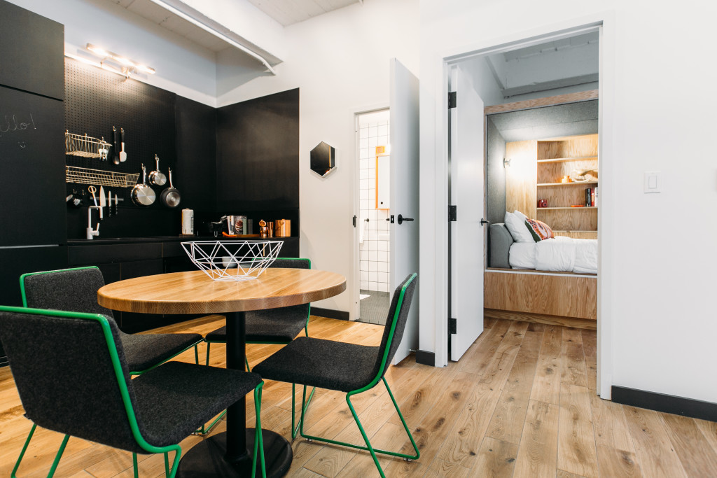 An apartment at WeLive's space in New York City.