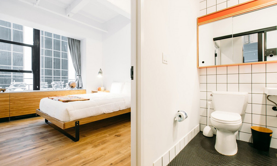 An apartment at WeLive's space in New York City. 