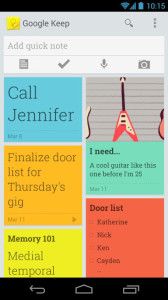 Google Launches ‘Keep,’ a New Note-Taking App for Android