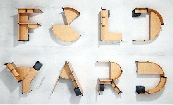 Typography Desks Put Life Back into the Office Cubicle