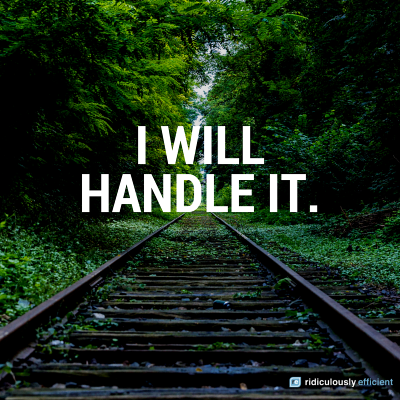 Productivity Affirmation #3: I Will Handle It