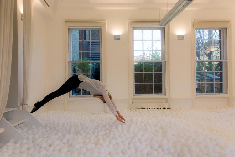 Creative Agency Encourages Play With Break Room Ball Pit