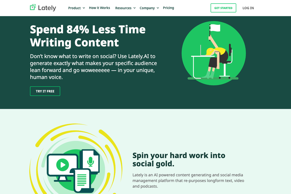 Lately.ai: Social Media AI Content Generator